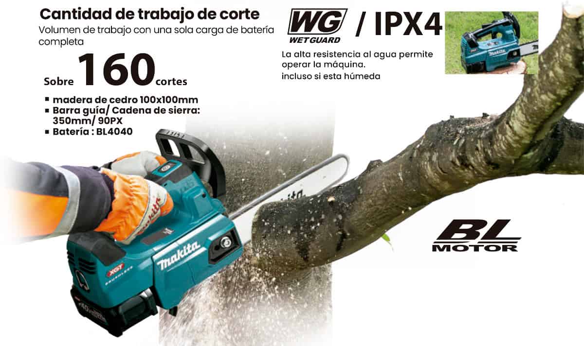 Motosierra Inalámbrica Makita UC004G