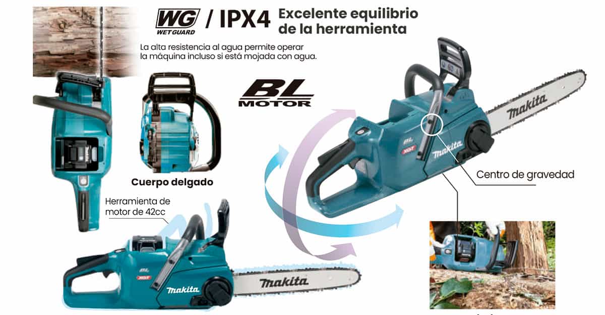 Motosierra Inalámbrica Makita UC015G